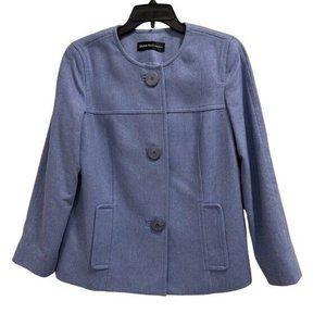 Dana Buchanan Wool Work Blazer Blue Women’s Size 8